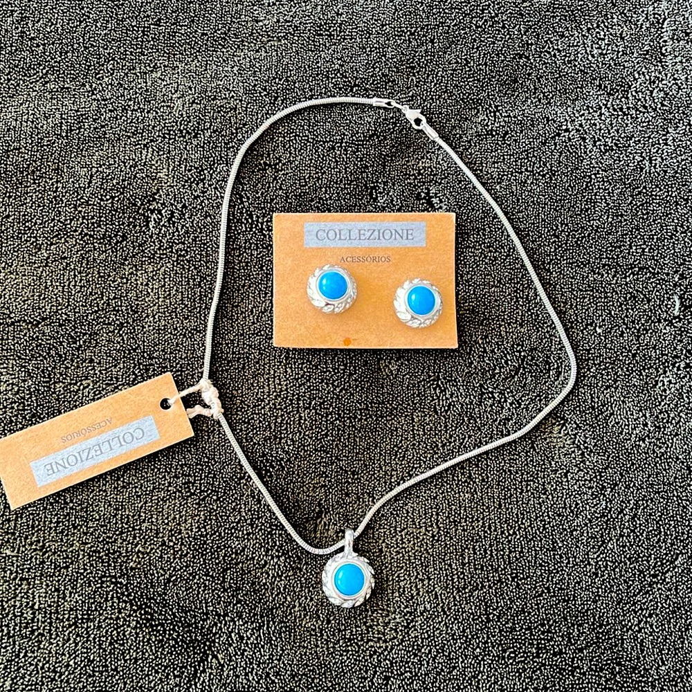 Necklace and earrings
